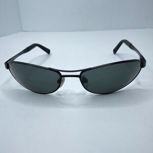 Vintage Sergio Tacchini Sunglasses Black Oval S.T.1076-S Italy 61 17 120 FRAMES